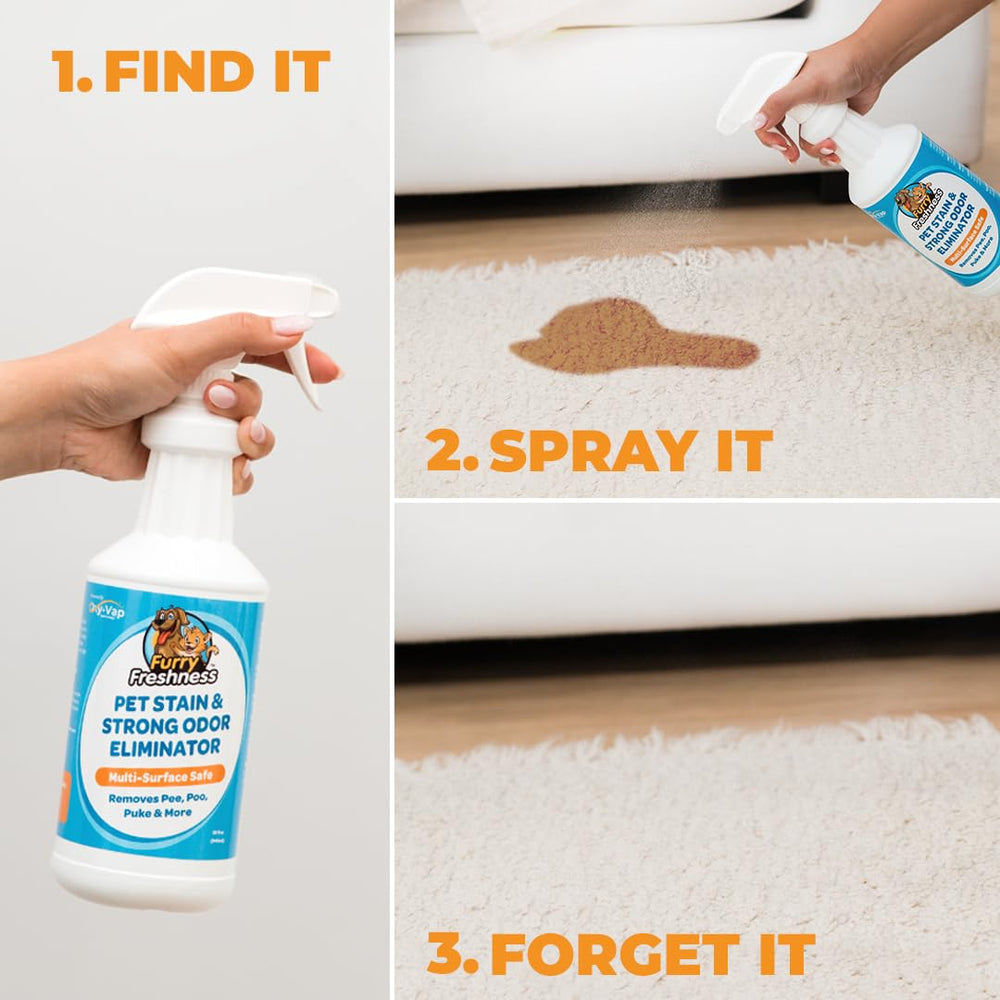 Rociador de FurryFreshness de Alta Intensidad para aplicación precisa, eliminando manchas recientes.