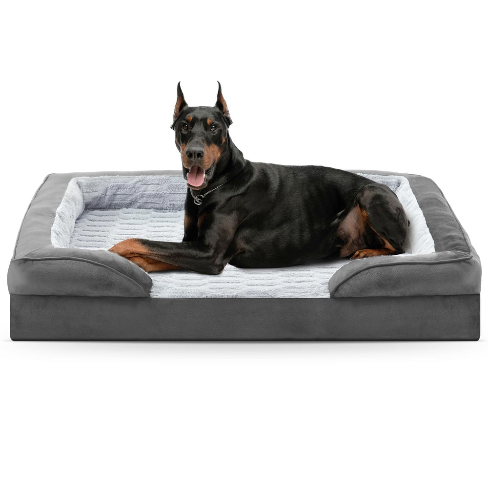 FURTIME cama ortopédica XL para perros con soporte cómodo