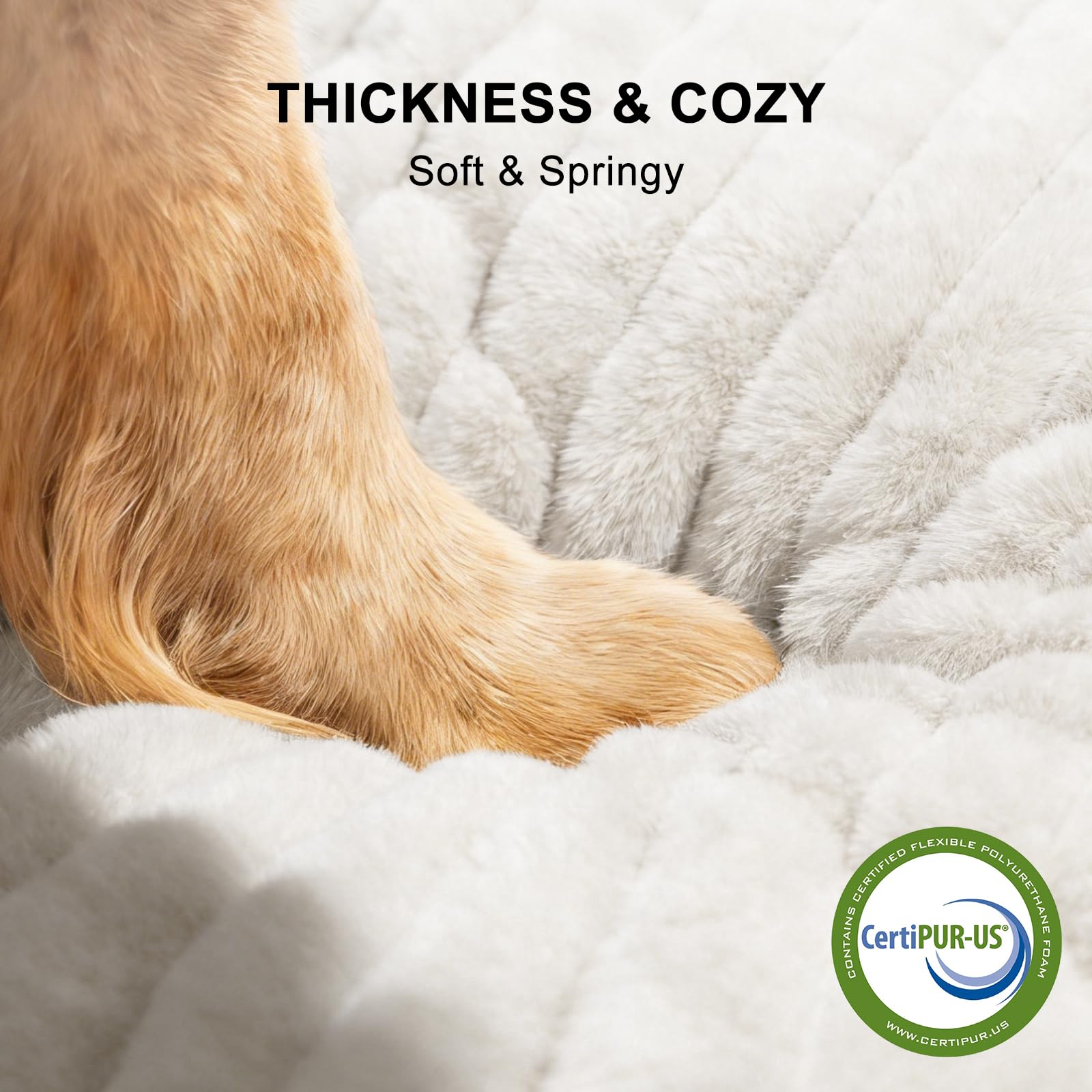 Cama Furtime para perro pequeño con confort tipo nube y calor suave.