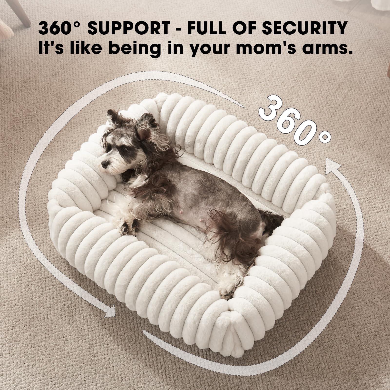 Cama Furtime para perro pequeño disponible en tamaños variados.