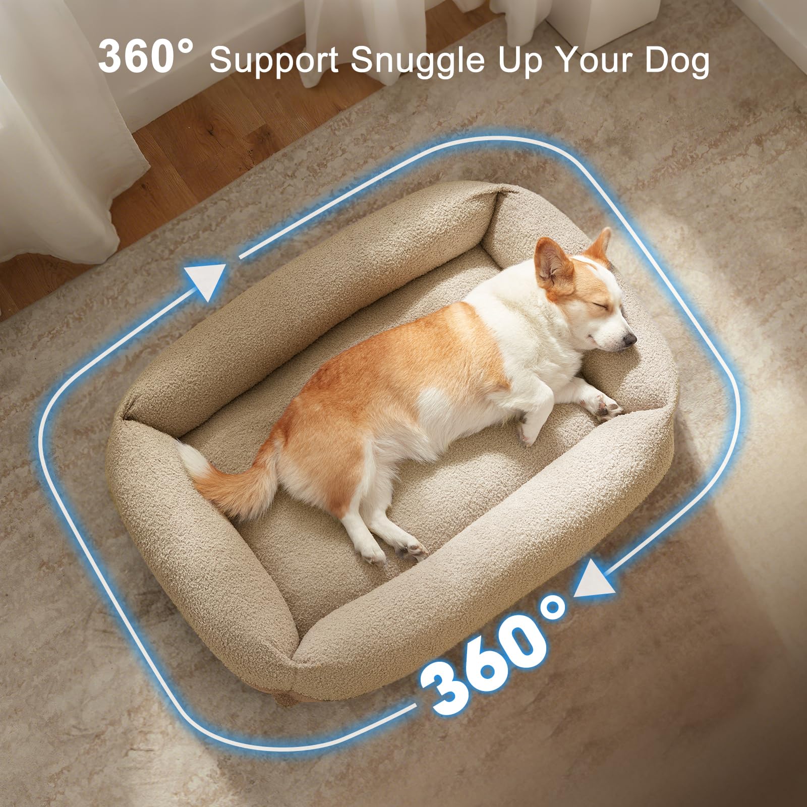 Cama para perros FURTIME disponible en varias dimensiones para diferentes razas.
