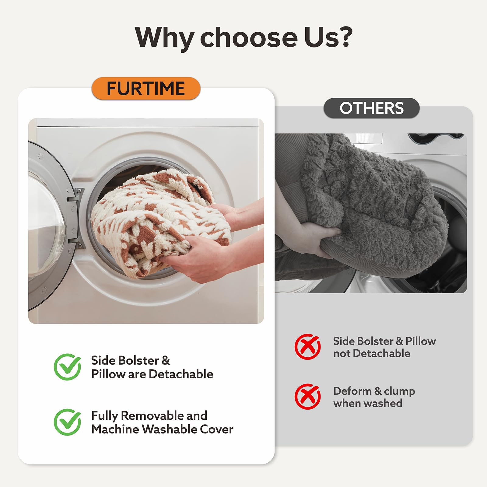 FURTIME: entrada delantera baja facilita acceso para mascotas.
