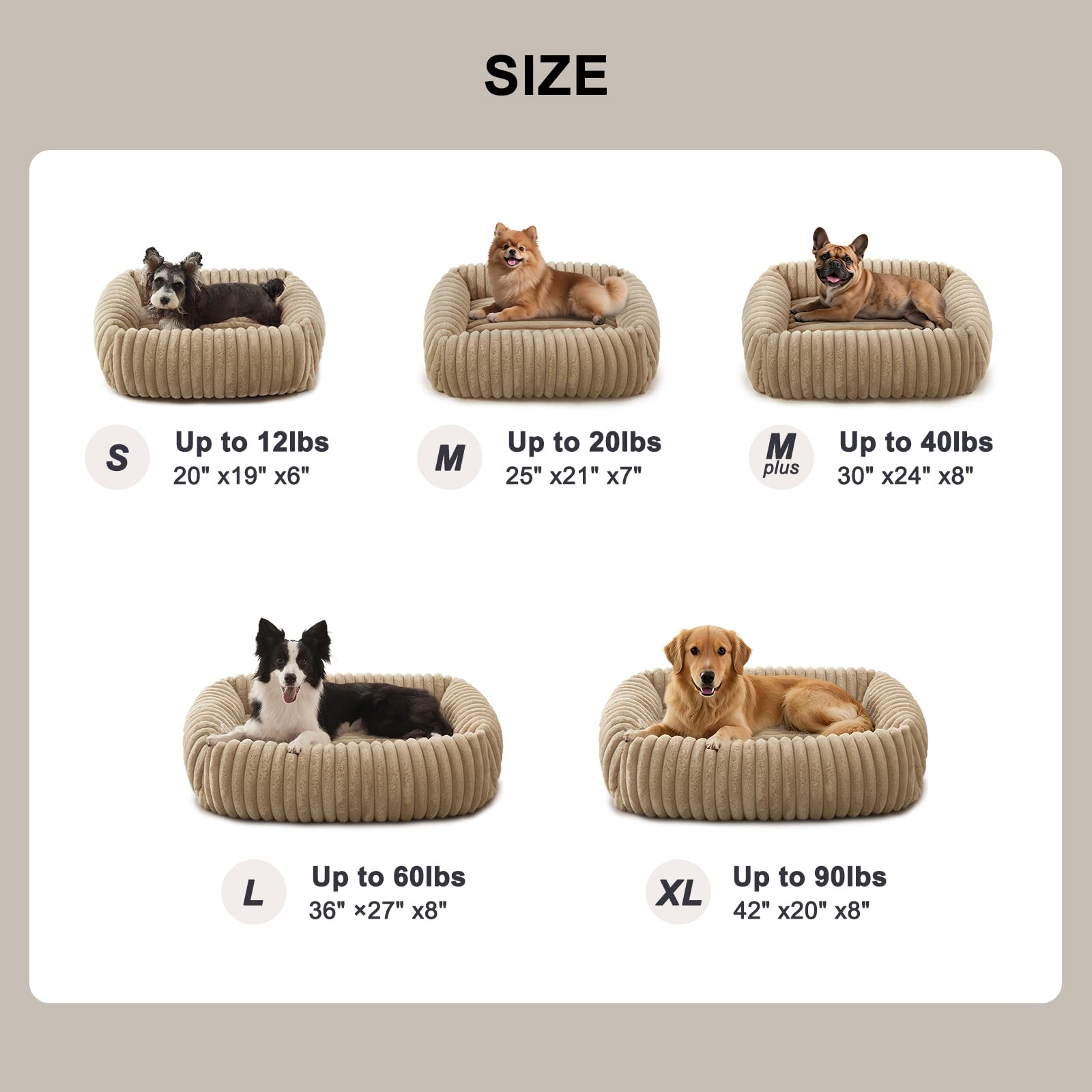 FURTIME funda-lavable-cama-perro: mantenimiento sencillo.