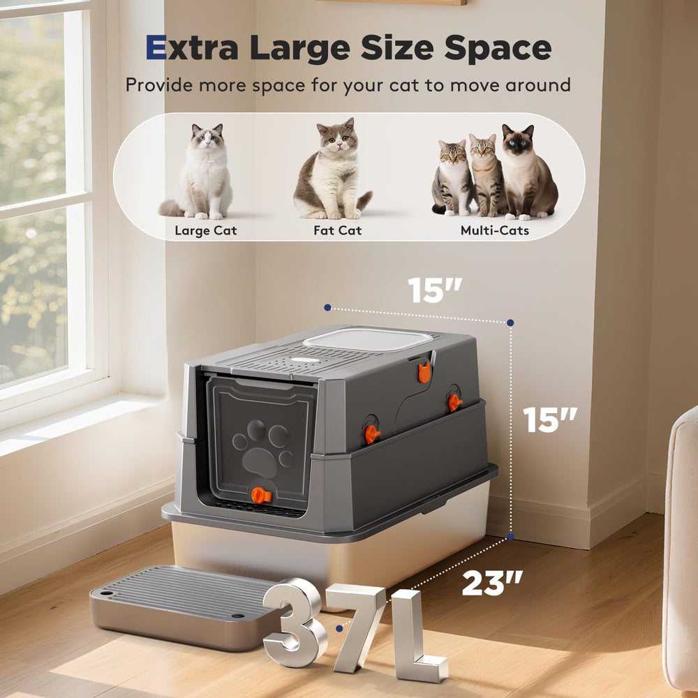 FURTIME tamaño amplio 23x15x15, ideal para gatos grandes.