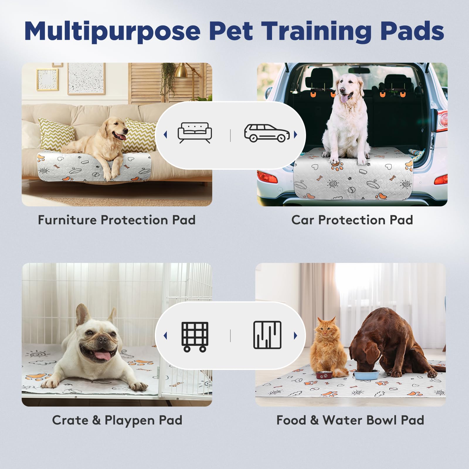 FURTIME uso multiples jaula y playpen, perfecto para entrenamiento en casa