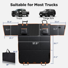 FURTIME XL amplio espacio para perros en camioneta grande.