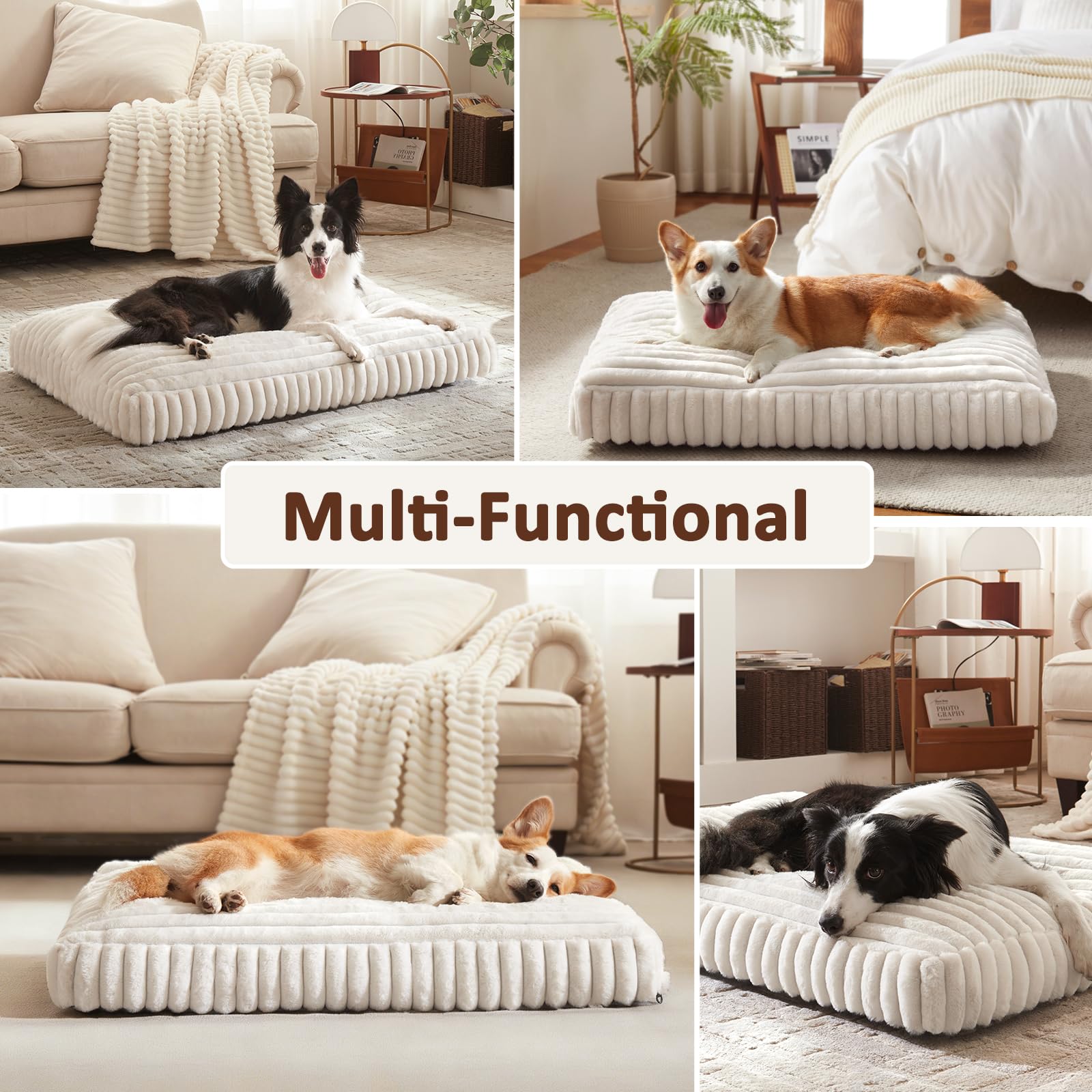 Base antideslizante Furtime XL mantiene la cama en su lugar.