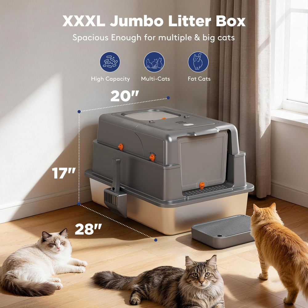 Diseño antifugas de la caja Furtime XXXL para un hogar más limpio.