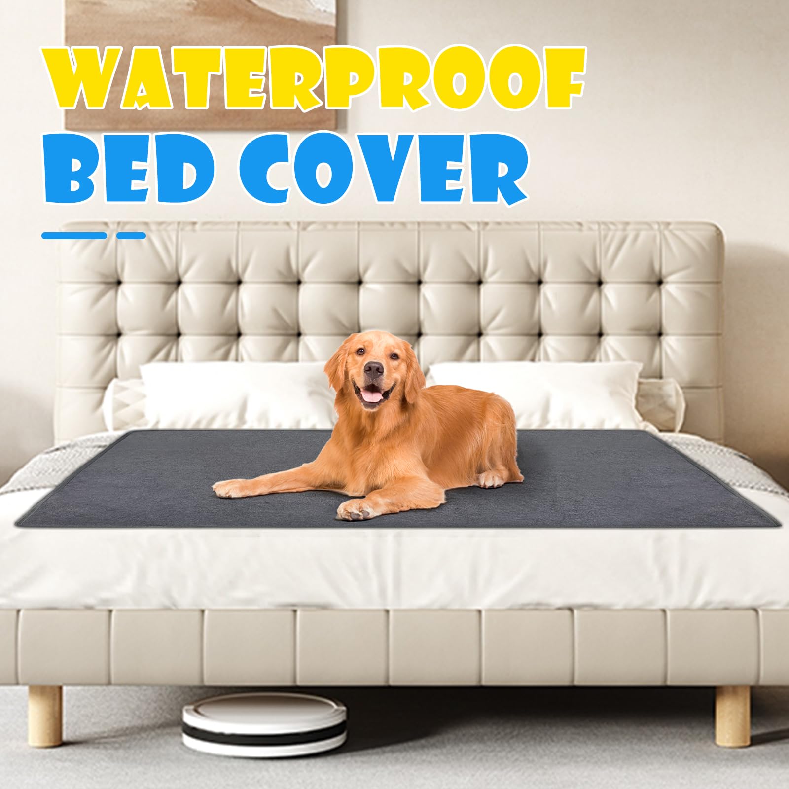 Furwey almohadilla para perros, protege pisos y muebles