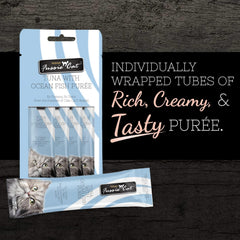 Pack de 72 tubos Fussie Cat, práctico para compartir en las comidas.