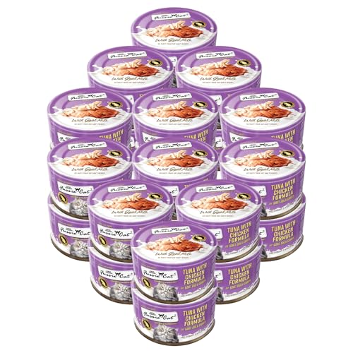 Fussie Cat Premium, salsa leche de cabra en lata para gatos.