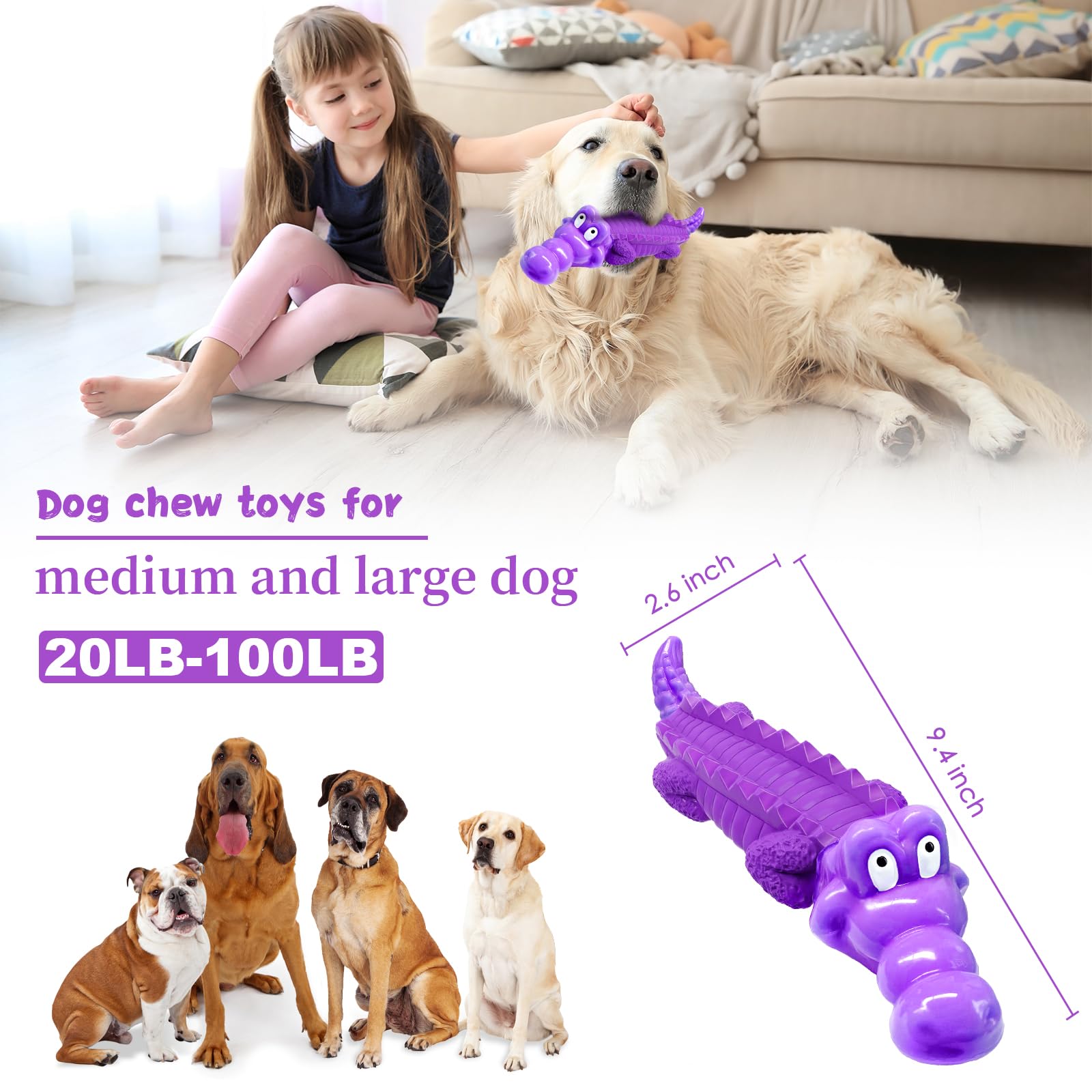 Fuufome juguete con interior de goma flexible para masticar prolongadamente.
