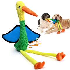 Fuufome Juguete Perro Peluche Crujido: suave y duradero para mordidas seguras.
