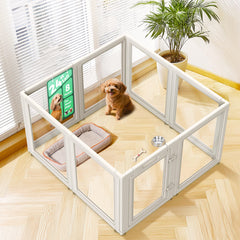 FXW AuraSpace corral de juego para perros pequeños, 24 pulgadas, espacio seguro