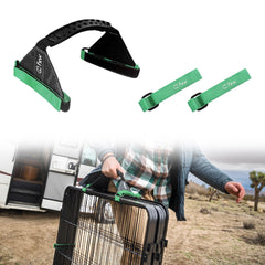 FXW Easy-Carry Straps para jaula 8 paneles verde, transporte seguro para viajes en RV