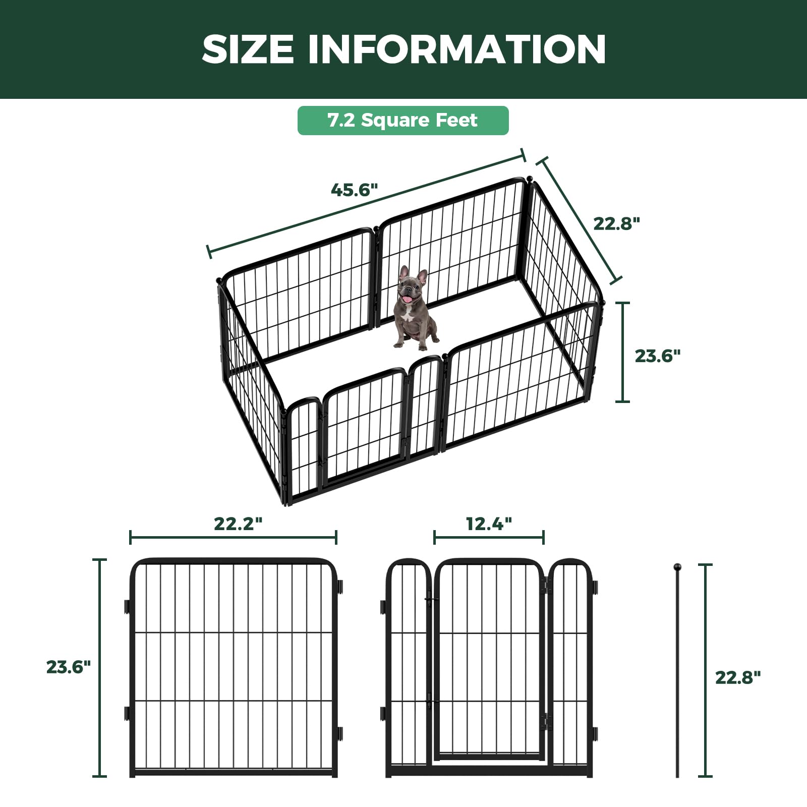 FXW Homeplus Playpen uso diario para perros en casa.