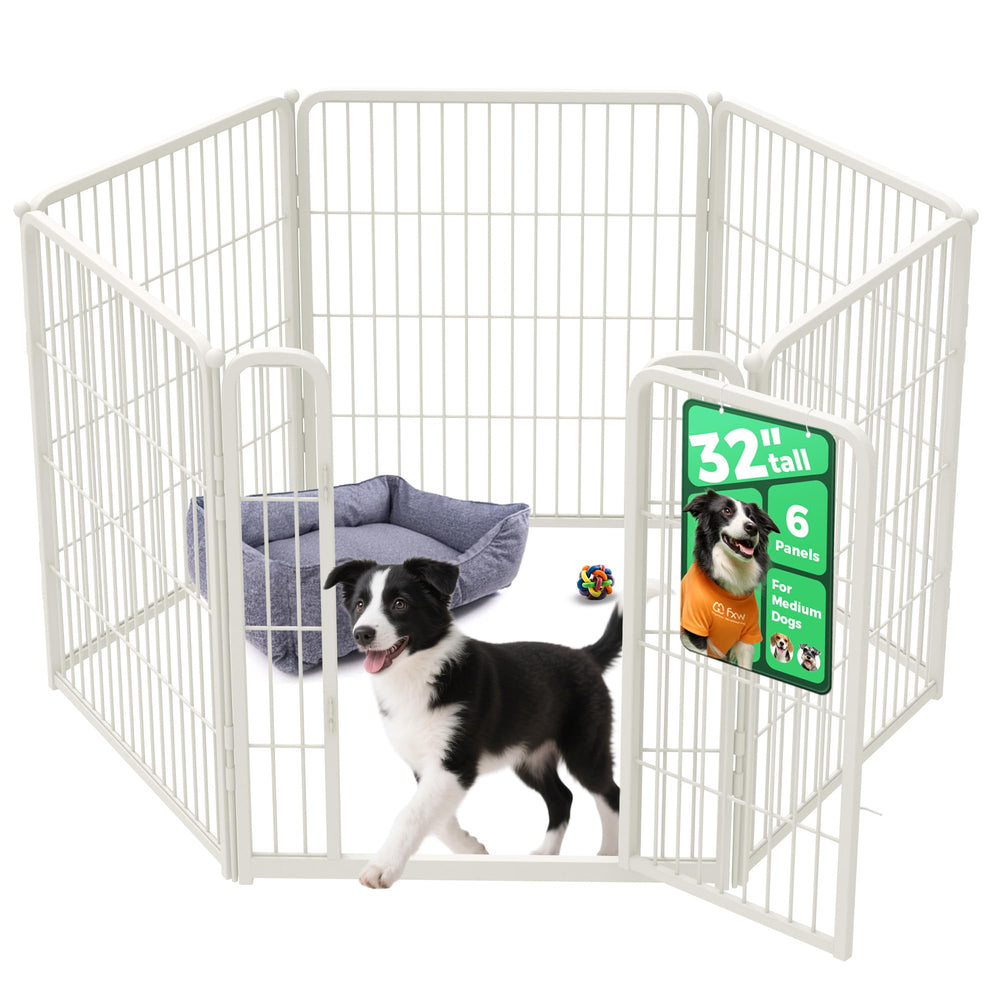 FXW Homeplus Unleashed: jaula de juego interior para perros, segura y cómoda.