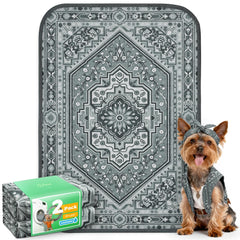 FXW pad lavable de 17x23 pulgadas con absorción para jaulas de perros
