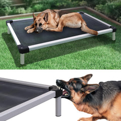 FXW TitanNest cama elevada para uso interior y exterior, confort fresco.