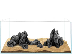 FZONE Resin Seiryu: paisaje acuático con plantas, ideal para montar acuario equilibrado.
