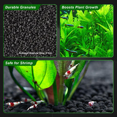 FZONE Sustrato: tanque-plantado favorece crecimiento de plantas y aspecto natural.