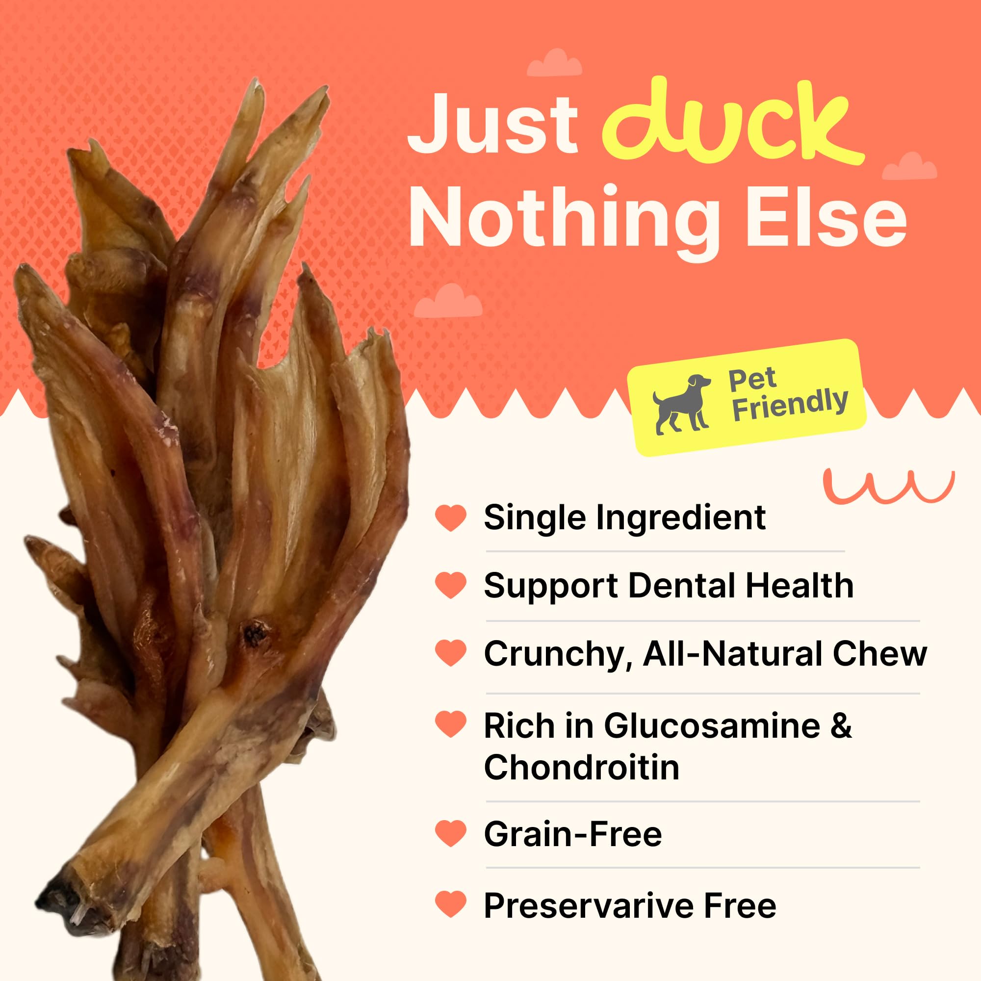 Patas de pato Gaines: apoyo dental natural al eliminar placa y sarro