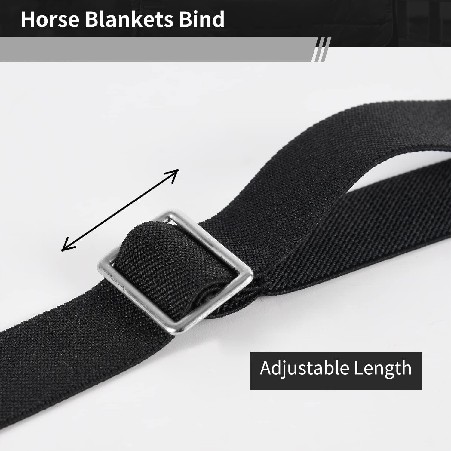 GAITWIN uso universal para mantas de caballo con correas laterales