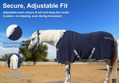 Gallopoff Fleece Cooler ajuste de cuello ergonómico y cómodo