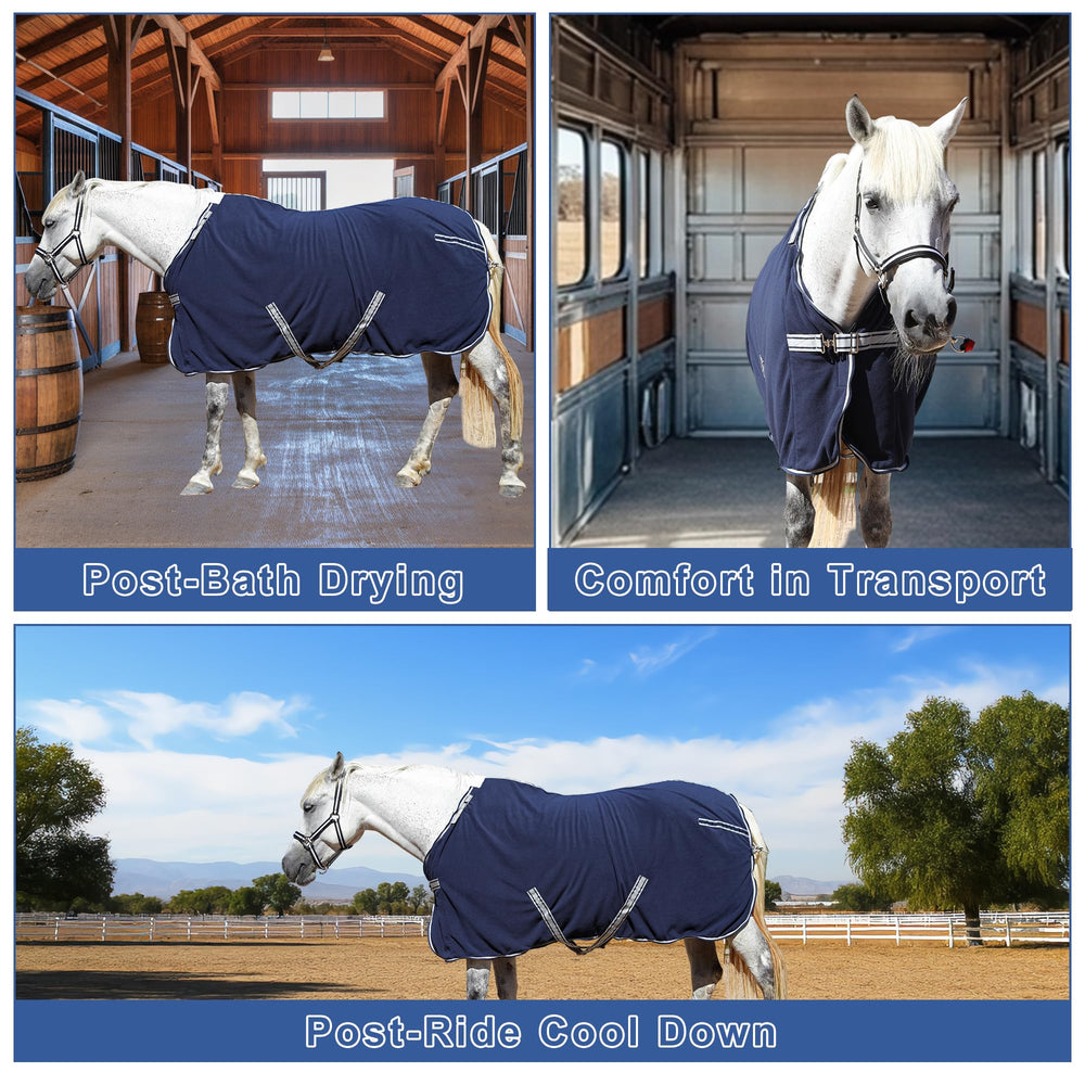 Gallopoff Fleece Cooler cobertura amplia para tallas 13-17hh