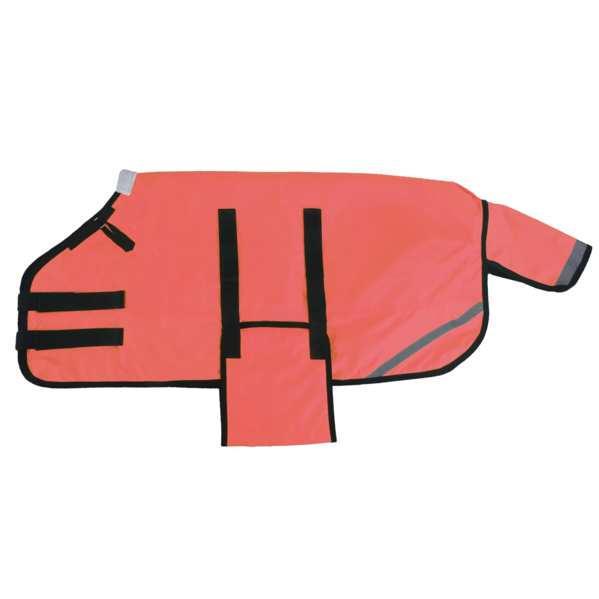 Gallopoff manta cuello ajustable y banda ventral acolchada para mayor comodidad.