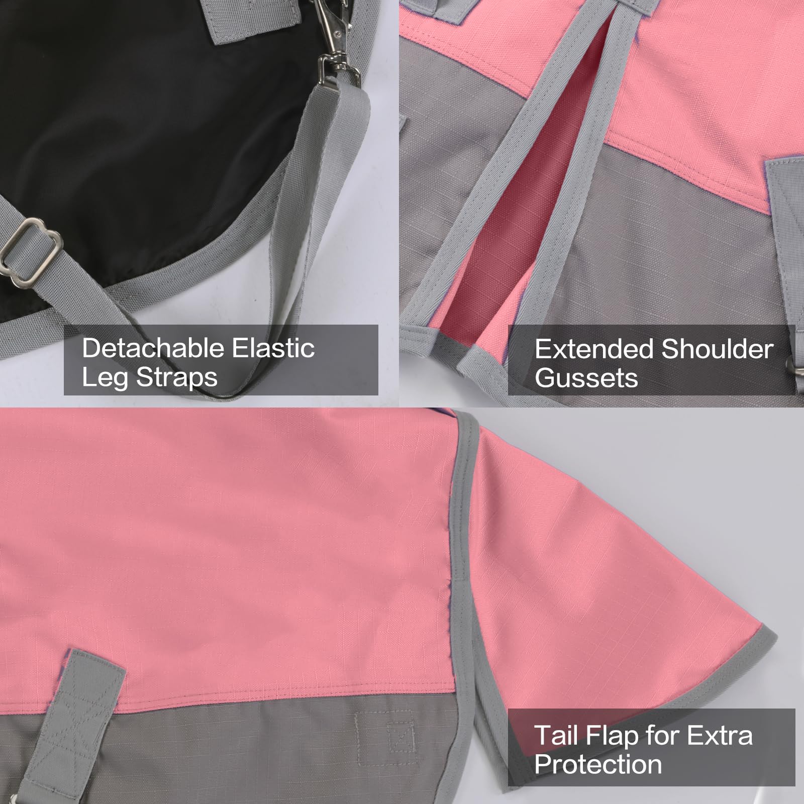 Tejido impermeable y transpirable Gallopoff para días lluviosos y cálidos