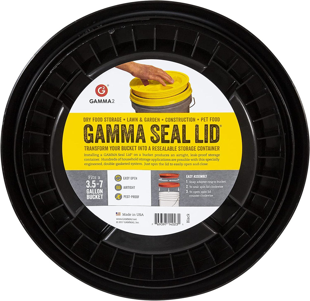 Gamma2 Gamma Seal para cubos de 6 galones mantiene contenidos frescos.