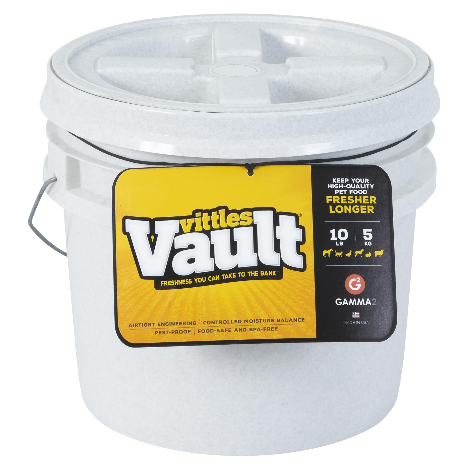 Gamma2 Vittles Vault con tapa hermética mantiene la comida fresca y sabrosa por más tiempo