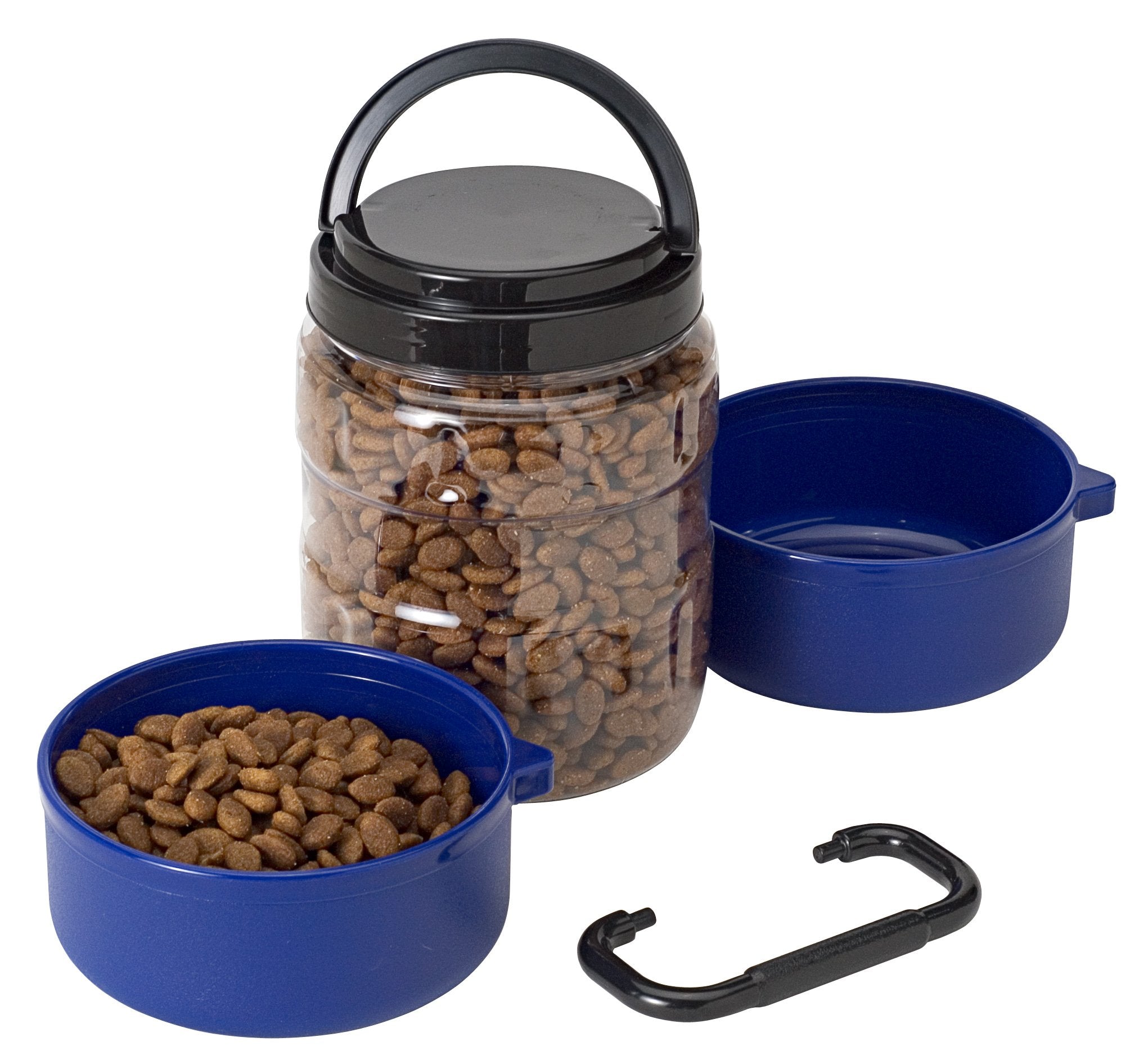 Gamma2 Vittles Vault Travel-Trainer: tazones-3-tazas para comida y agua, ideales para viajes