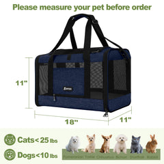 GAPZER bolsa para gato con acceso superior fácil y seguro