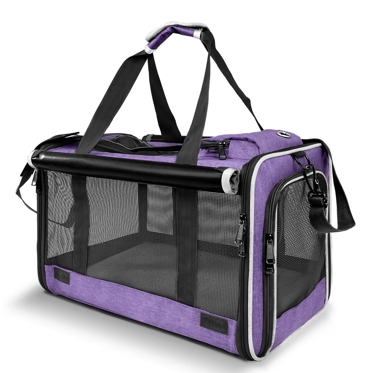GAPZER bolsa transporte para perro pequeño ventilada para viajes