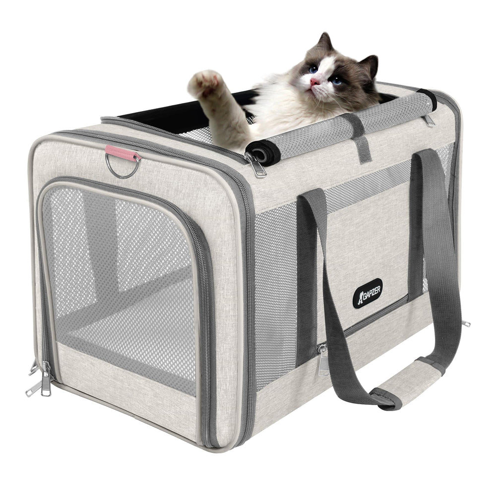 GAPZER transportín con bolsillos para juguetes y golosinas durante el viaje.