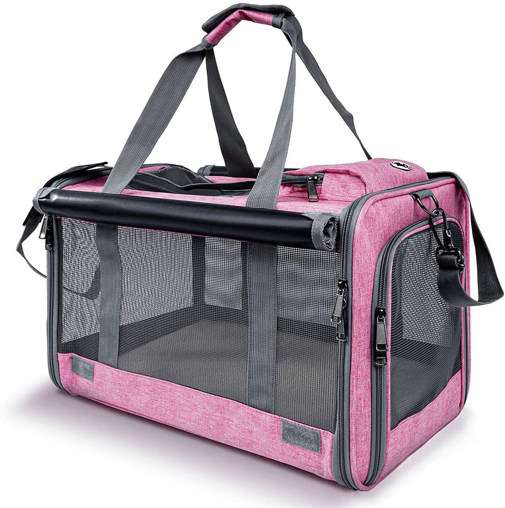GAPZER Carrier: dimensiones grandes para gatos grandes, ideal para viajes cómodos.