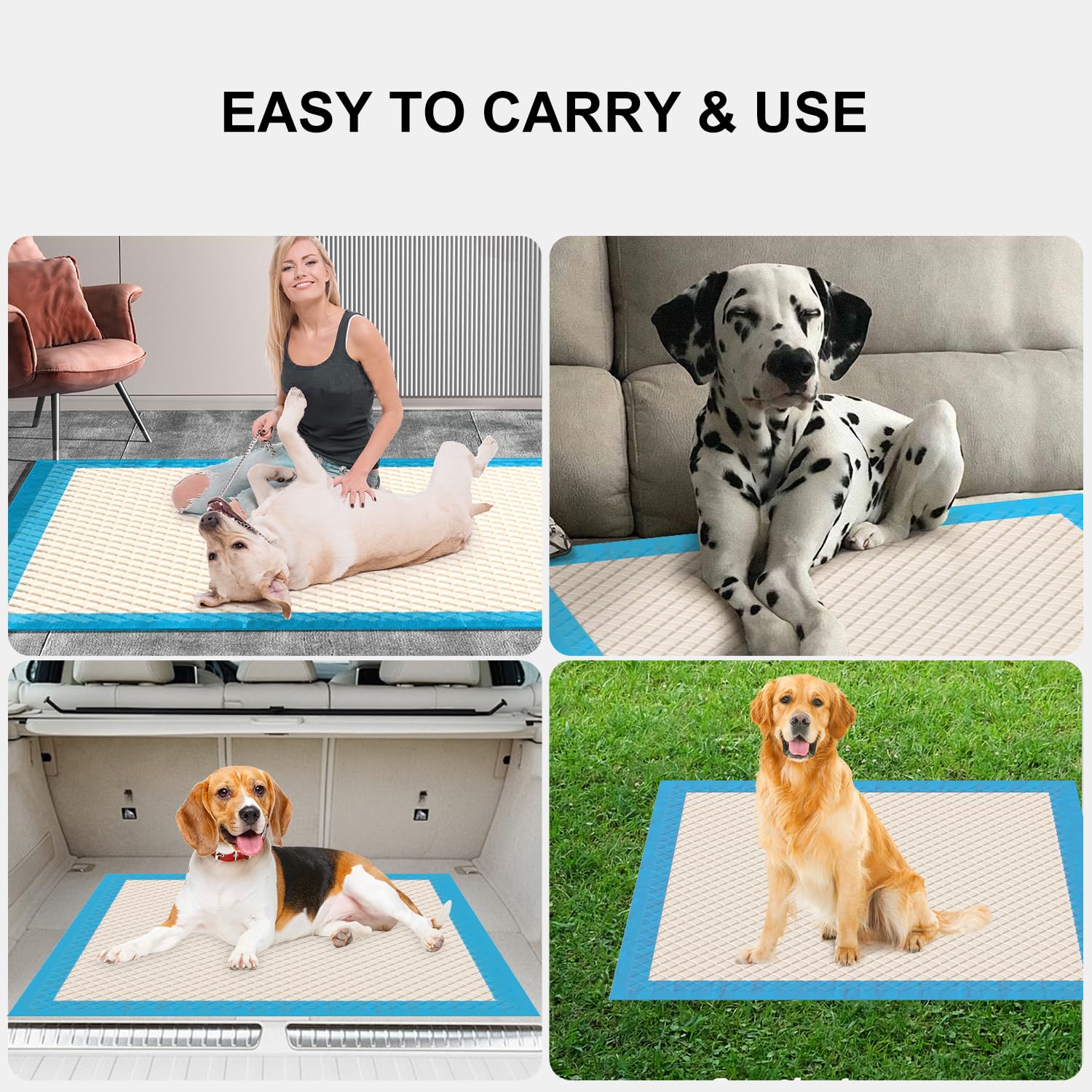 Gardner Pet almohadilla multi-uso para entrenamiento y viajes sin derrames