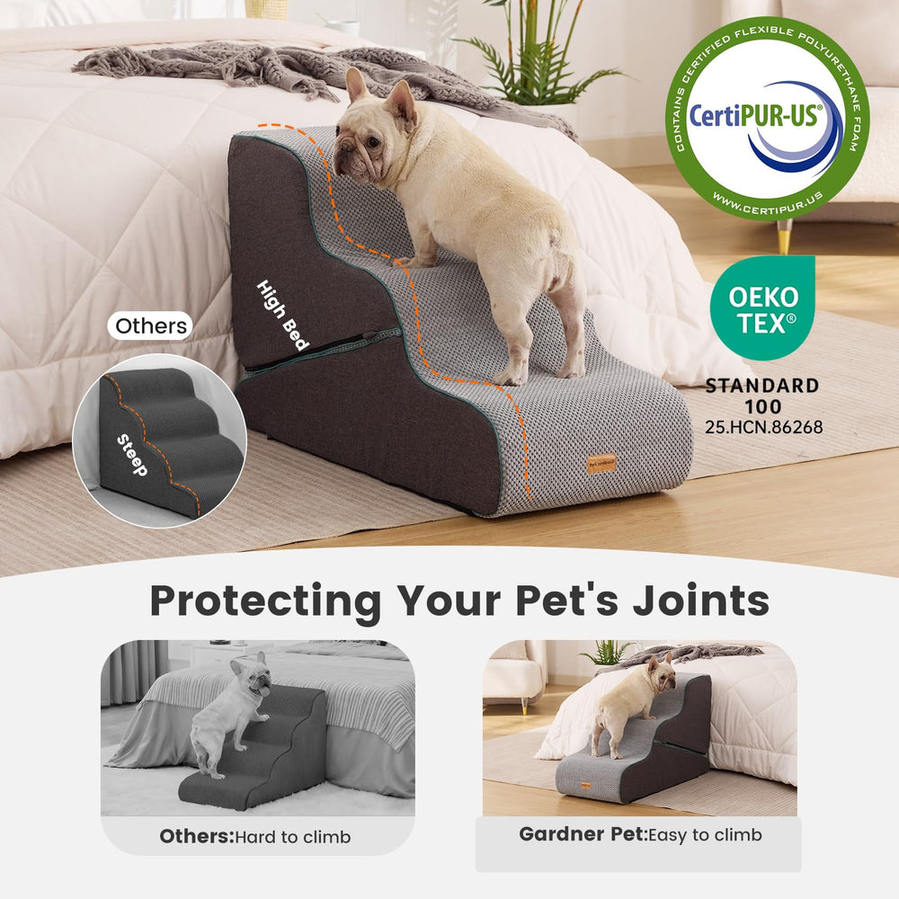Gardner Pet base antideslizante garantiza agarre estable en distintos suelos.