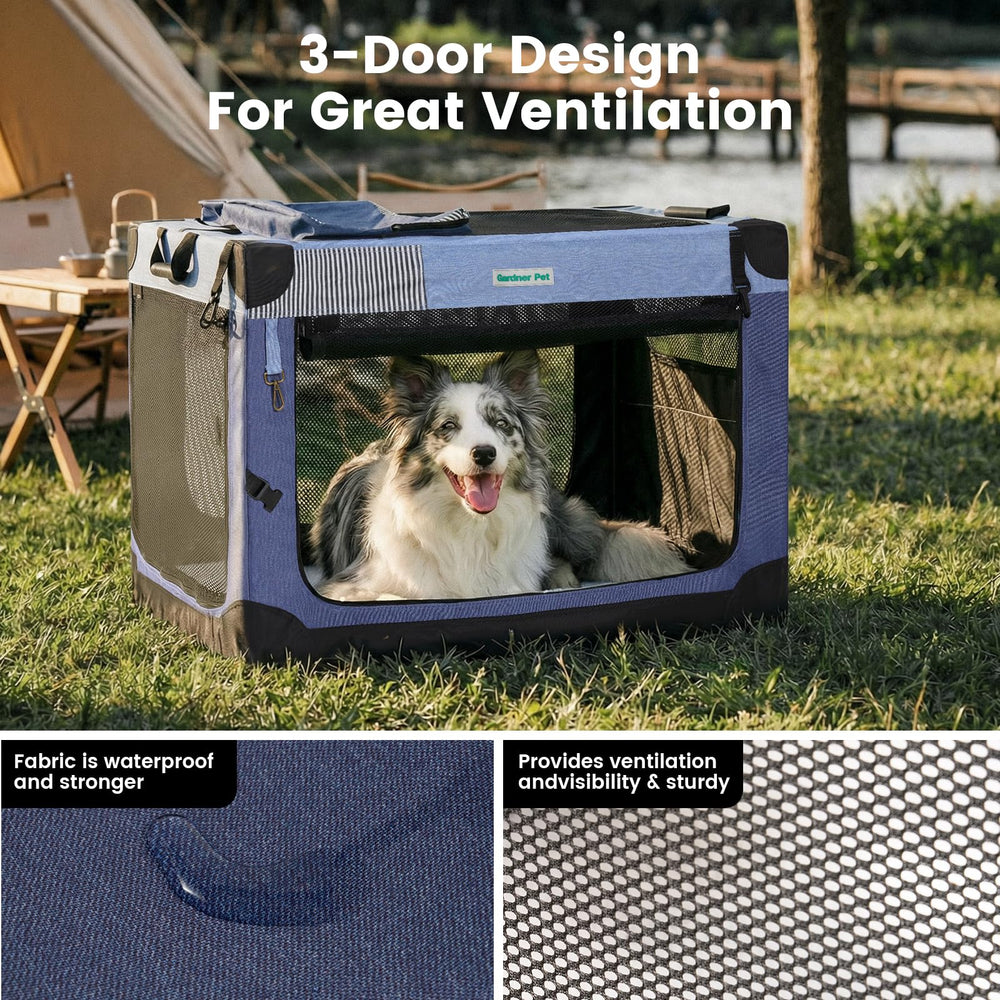 Gardner Pet ventana de malla 3 puertas para buena ventilación.