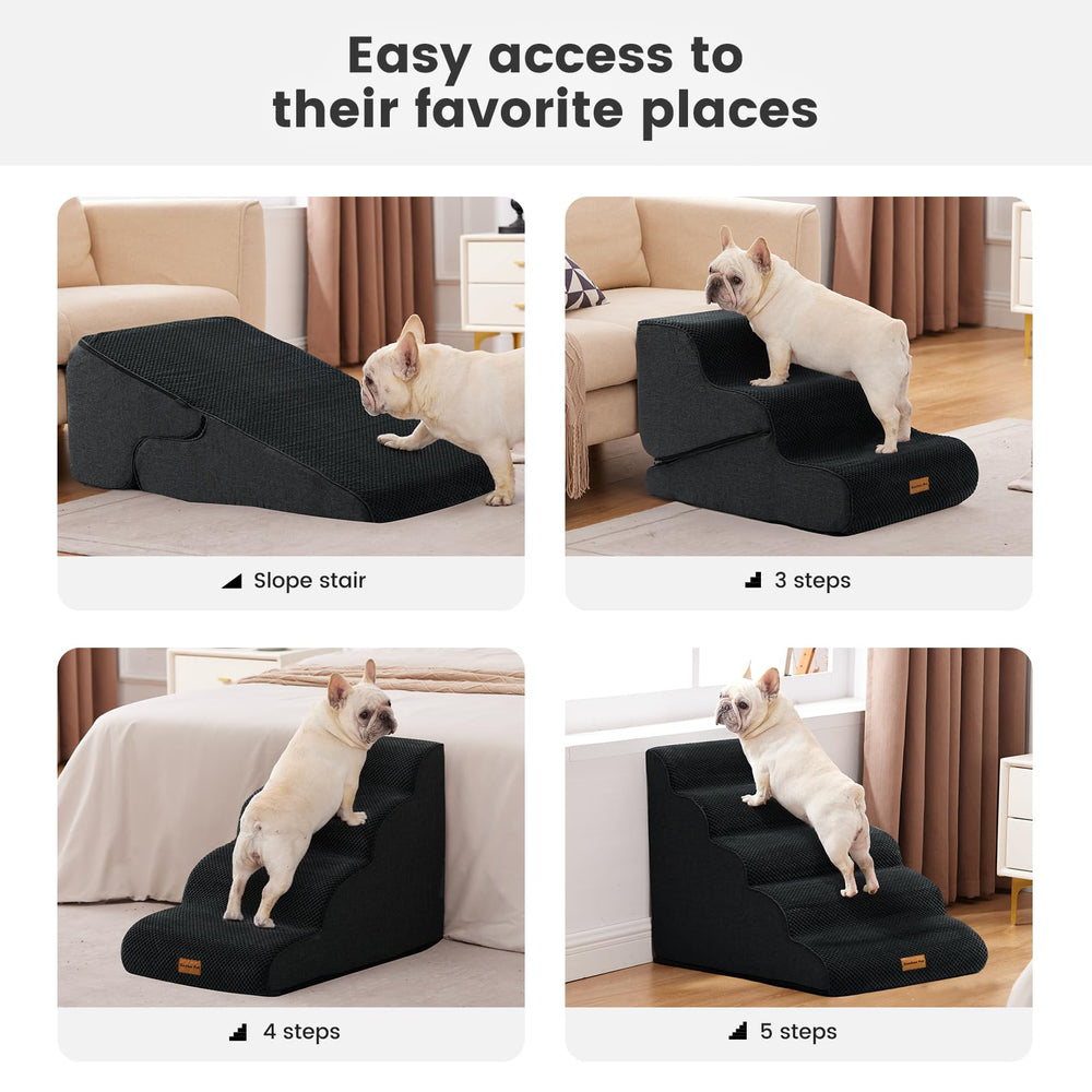 Gardner Pet escalera para cama y sofá mejora la movilidad diaria