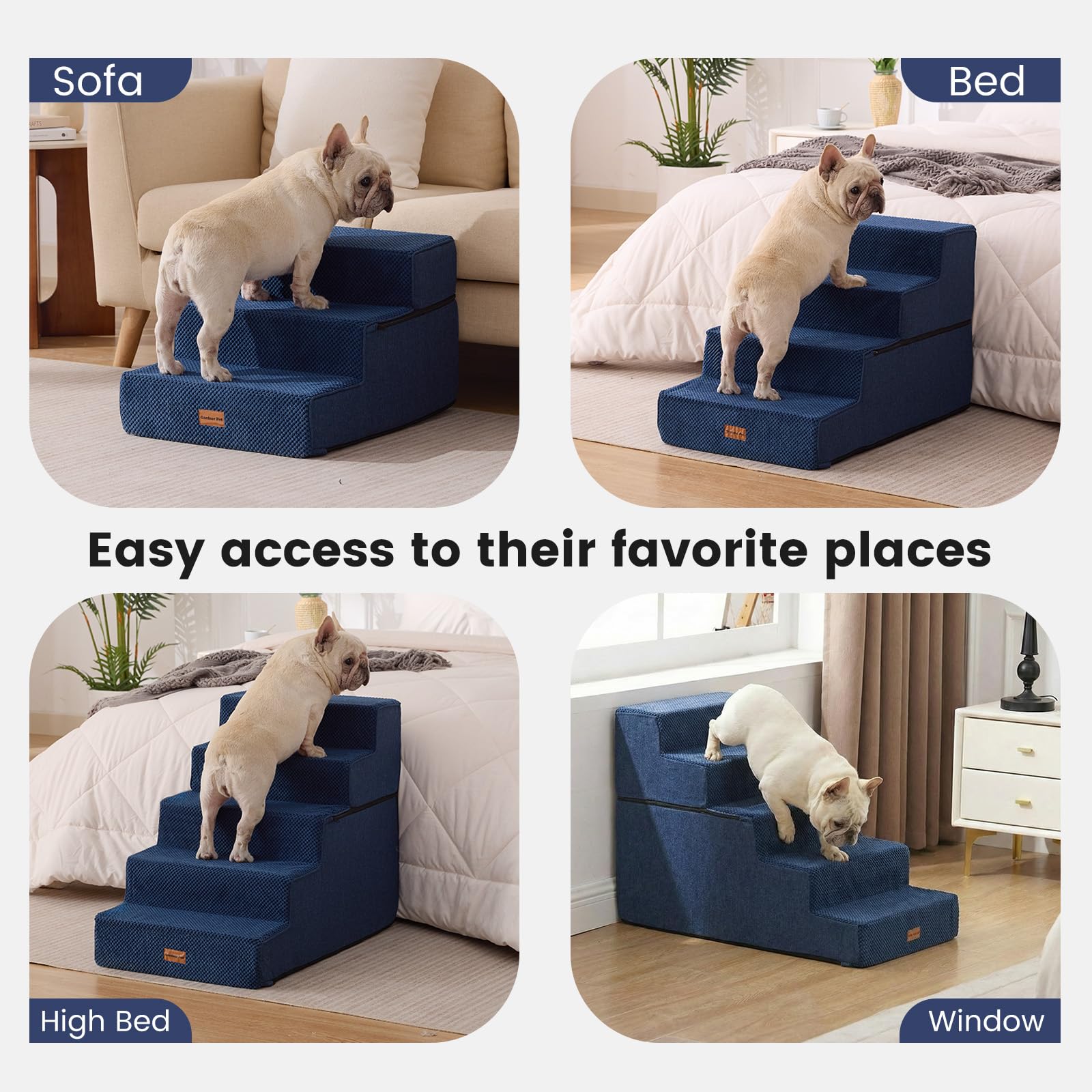 Gardner Pet cubierta impermeable lavable, mantiene la higiene tras las comidas.