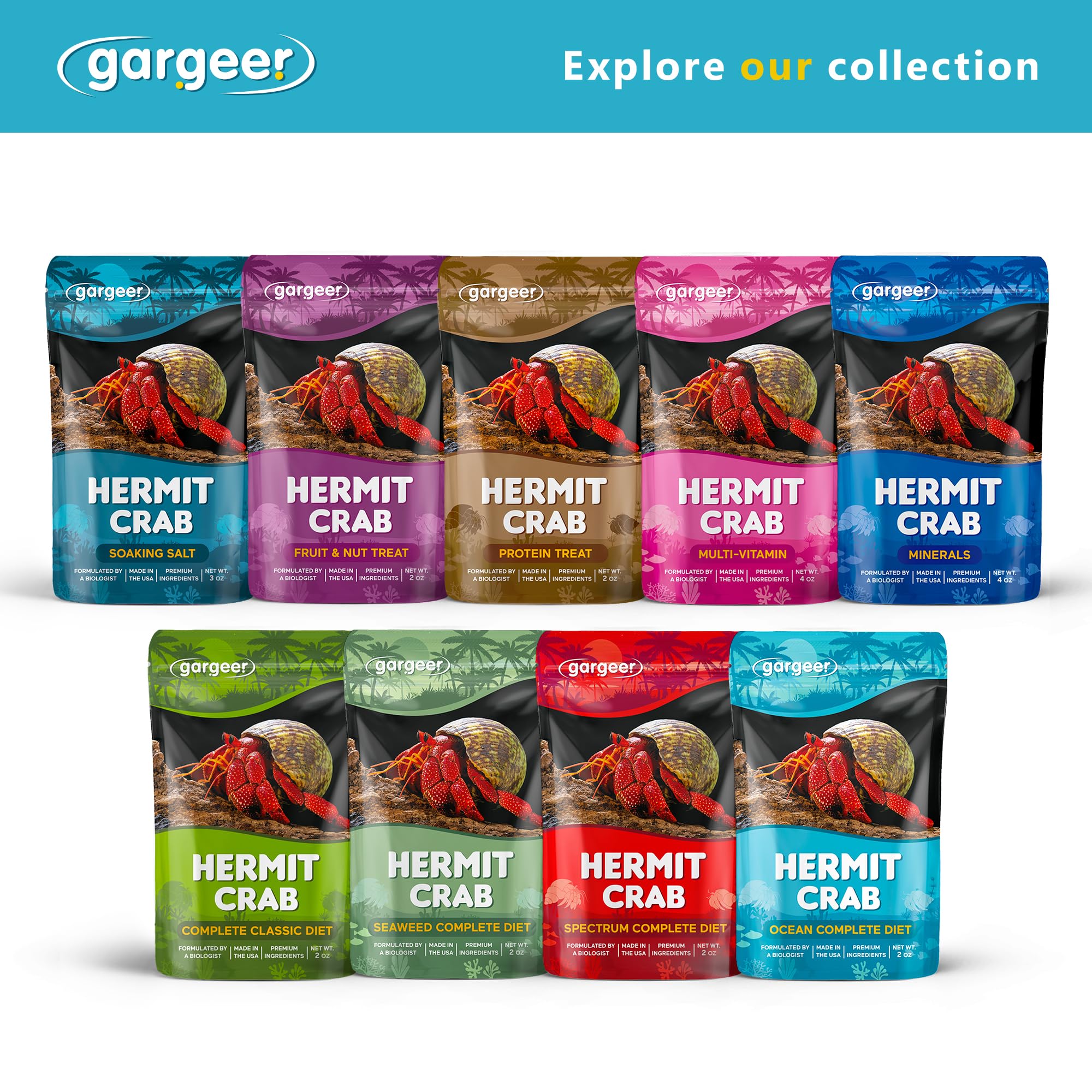 Gargeer dieta oceano completa para conveniencia diaria sin mezclar alimentos.