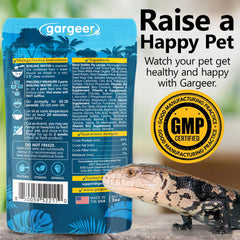 Mezcla de gel Gargeer con agua hirviendo para una consistencia lista.