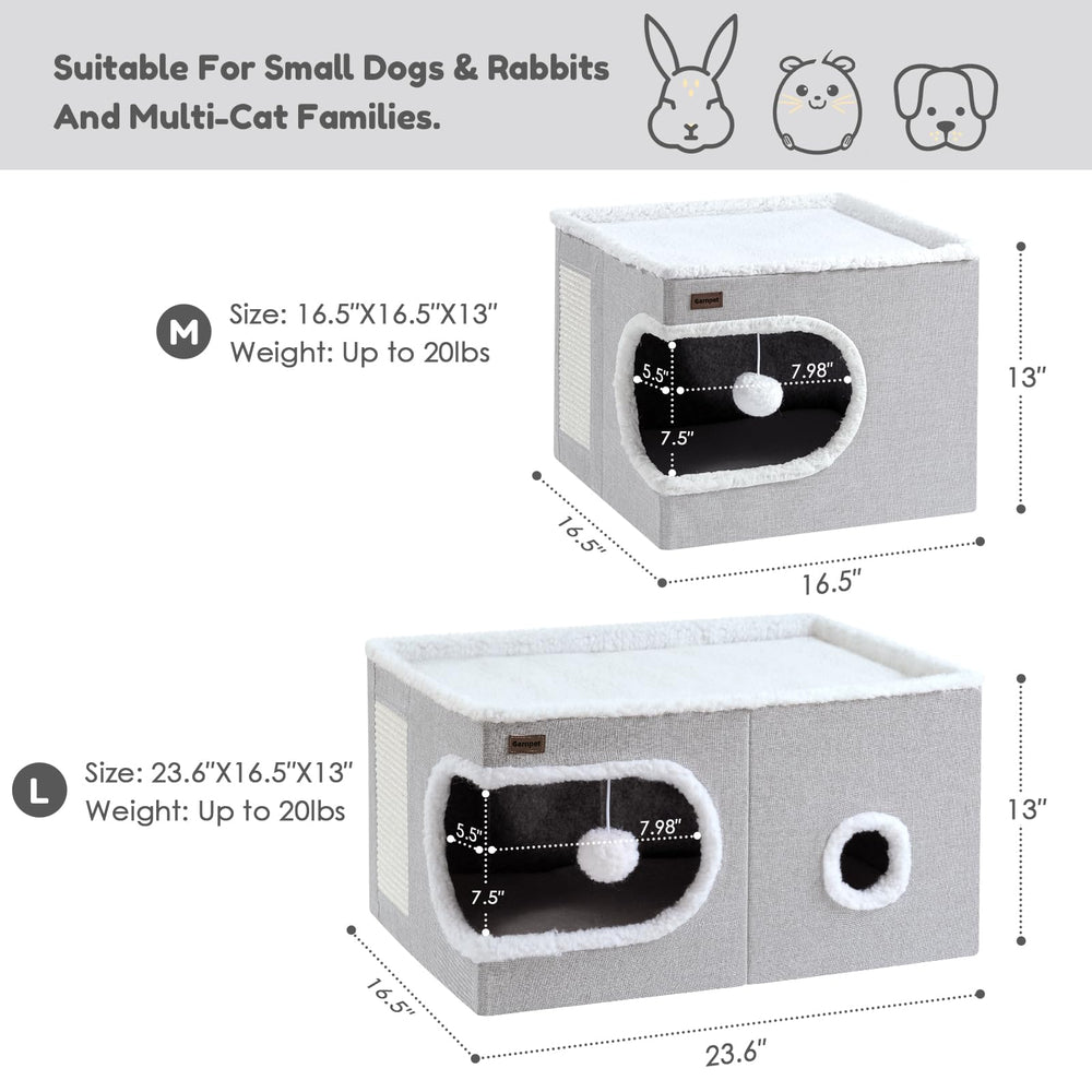Bola colgante de peluche Garnpet: entretenimiento interactivo para gatos activos.