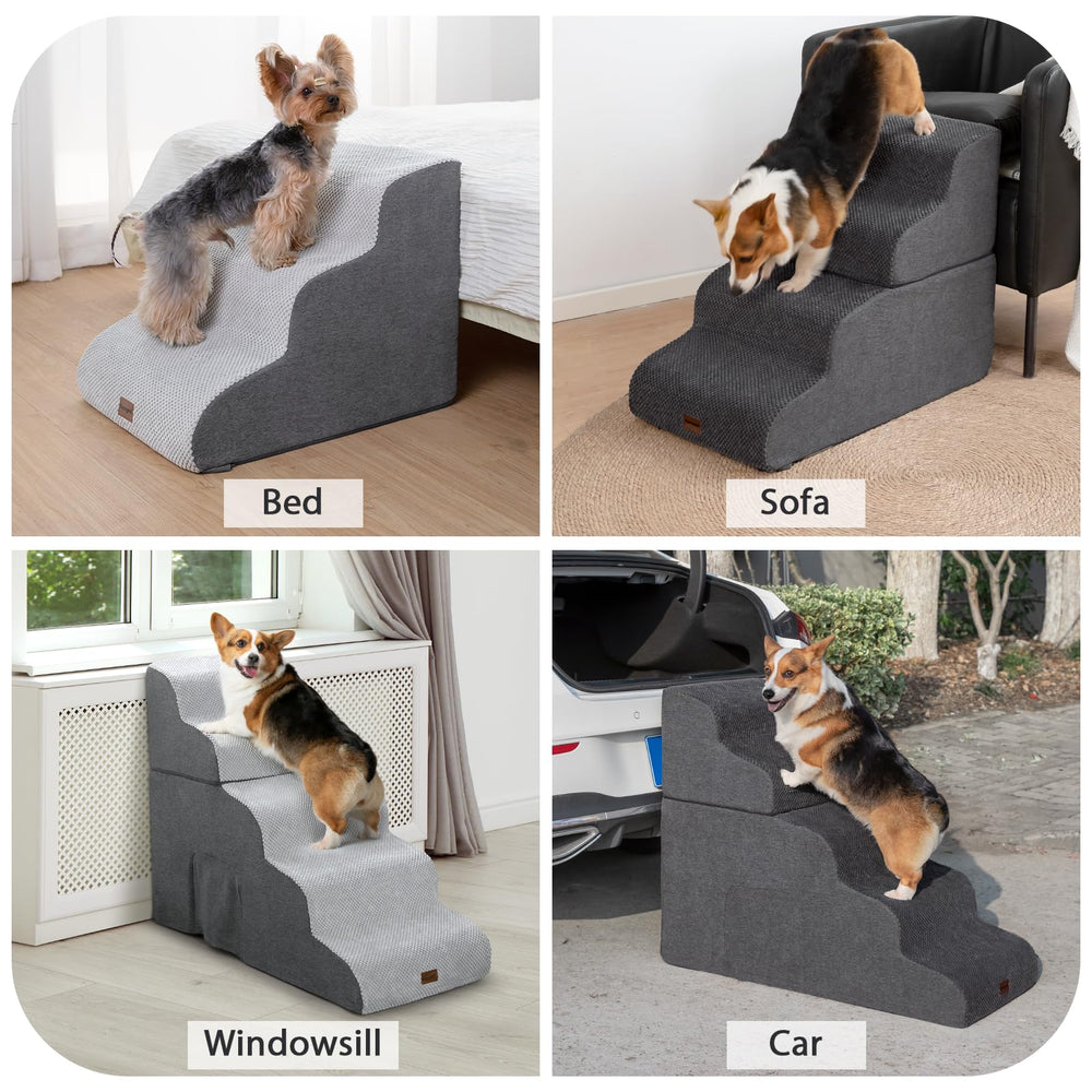 Garnpet funda lavable y removible para mantener limpios los peldaños.