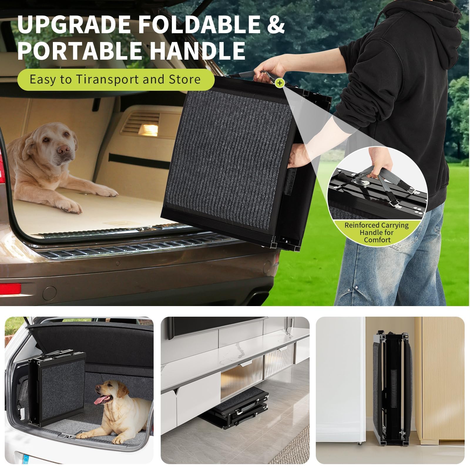 Capacidad de 250 lb de GarveeLife, ideal para perros grandes