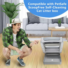 Bandeja Generic para arena de gato, incluye cuchara gratis para recoger la arena.