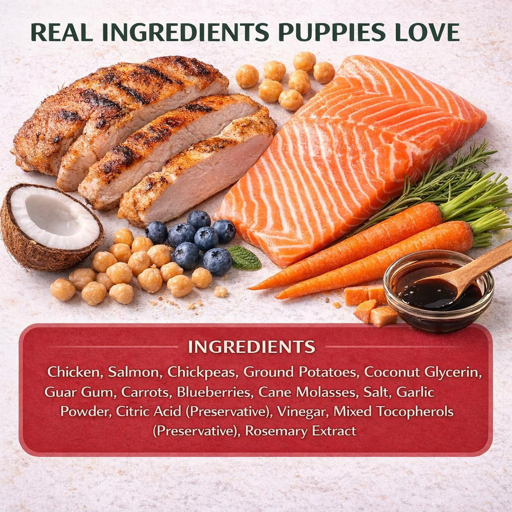 Generic-bocados pequeños para cachorros, dentición suave y masticación durante entrenamientos.